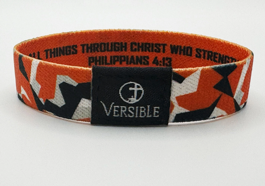 Versible- Team Camo Orange/Black (Philippians 4:13)