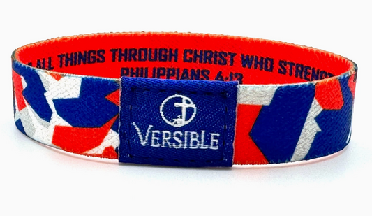 Versible- Team Camo Orange/Blue (Philippians 4:13)